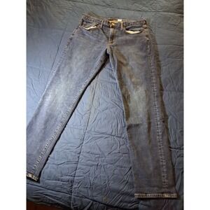 Mens Straight Leg Denim Jeans Medium Wash Size 32x30 Blue‎ Casual Pants